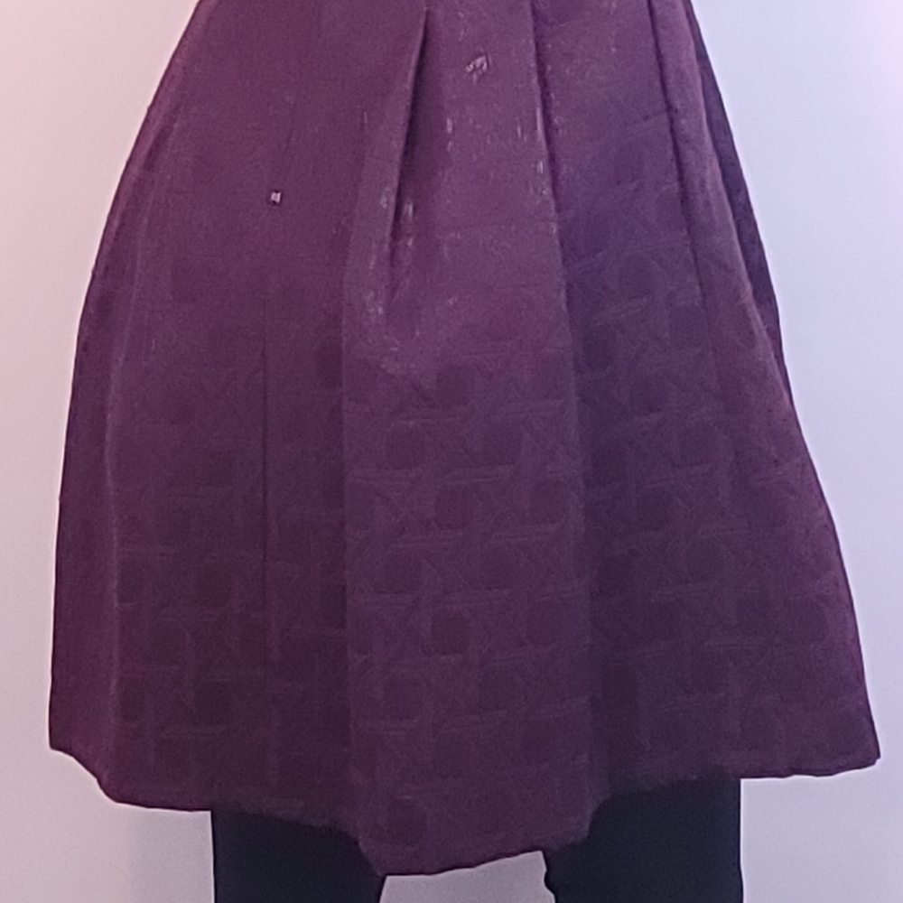 Kirna Zabete MiniDress VNeckTaperedMid Maroon SZ 6 - Picture 5 of 13